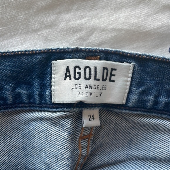 AGOLDE Riley Highrise jean. SZ 24 - Picture 3 of 3